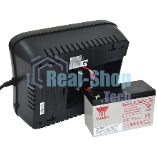 Источник бесперебойного питания Powercom Back-UPS SPIDER, Line-Interactive, LCD, AVR, 550VA/330W, Schuko, USB, черный (1456259)