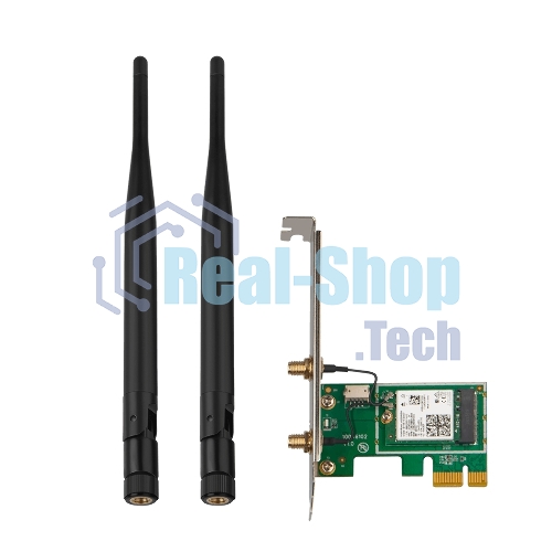 Сетевой адаптер Tenda E30 беспроводной двухдиапазонный PCI-e адаптер Wi-Fi 6 AX3000 c Bluetooth 5.0