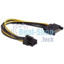 Разветвитель питания Cablexpert CC-PSU-SATA, SATA->PCI-Express 6pin, для подключения в/к PCI-Е (6pin) к б/п ATX