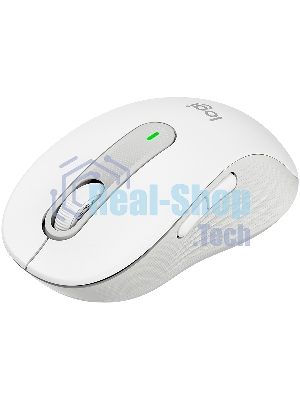 Мышь беспроводная Logitech Signature M650 белый, 4000 dpi, радиоканал, Bluetooth, USB, кнопки - 5