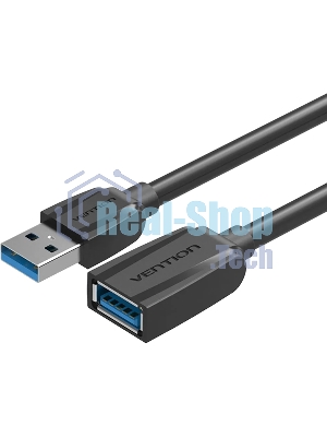 Кабель-удлинитель Vention USB 3.0 AM/AF - 1.5м Black Edition