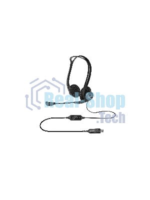 Гарнитура Logitech PC Headset 960 Stereo чёрный, проводная, USB