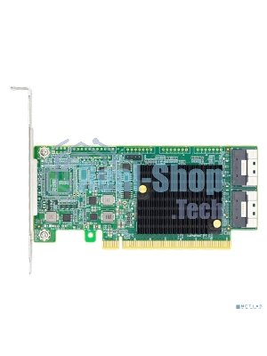 Адаптер для SSD PCIe x16 to Two SlimSAS SFF-8654 8i Retimer Adapter