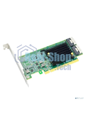 Адаптер для SSD PCIe x16 to Two SlimSAS SFF-8654 8i Retimer Adapter