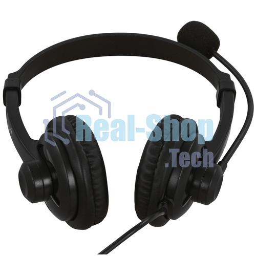 Гарнитура Genius HS-230U чёрный, проводная, USB Type-C