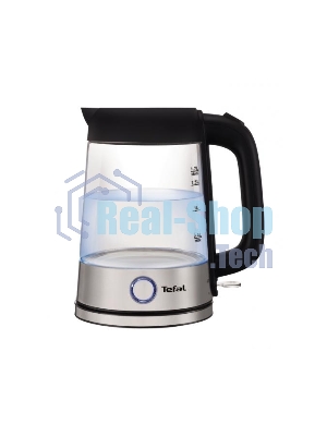 Электрочайник Tefal KI750D30 серебристый, 1.7 л, 2400 Вт, скрытый нагревательный элемент