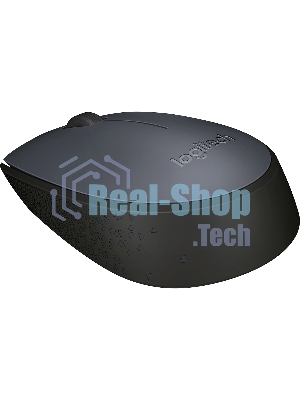 Мышь беспроводная Logitech M170 черный/темно-серый, 1000 dpi, радиоканал, USB, кнопки - 3