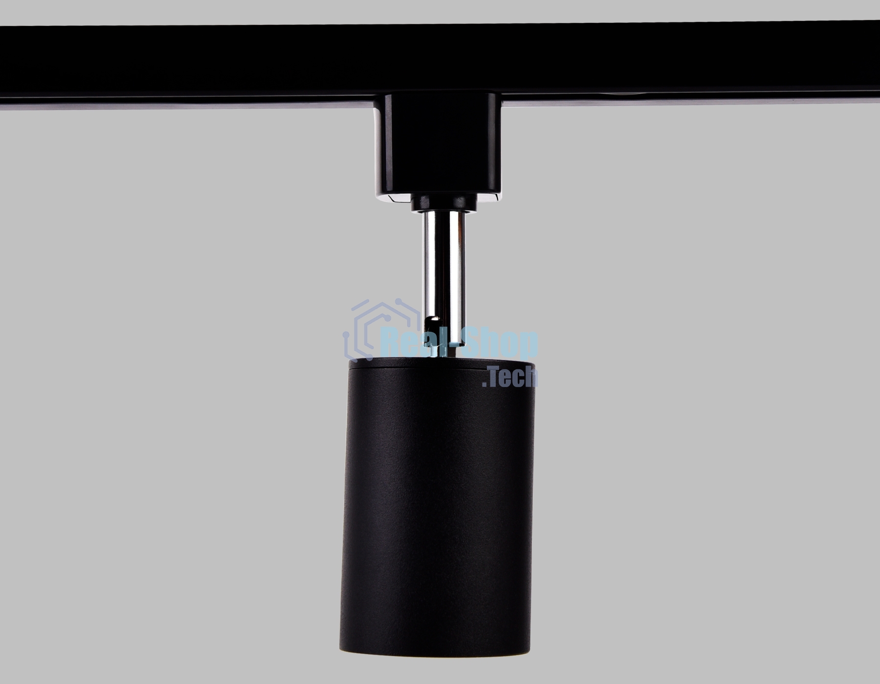 Трековый однофазный светильник со сменной лампой Ambrella light GL5123 BK черный GU10 max 12W