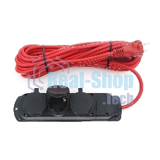 Удлинитель Power Cube PC-3G-3B-10(IP), 16А, 3 р с/з, 10 м, IP44