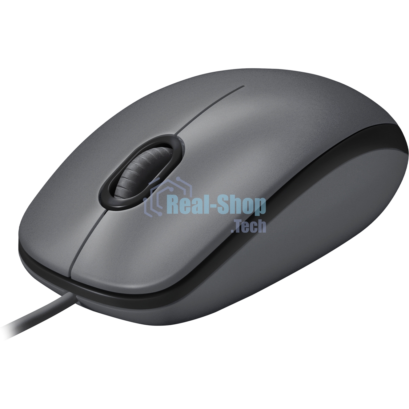 Мышь проводная Logitech M90 черный/серый, 1000 dpi, USB, кнопки - 3
