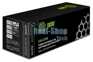 Картридж лазерный Cactus CS-C703 черный (2000 стр.) для Canon LBP2900/LBP3000
