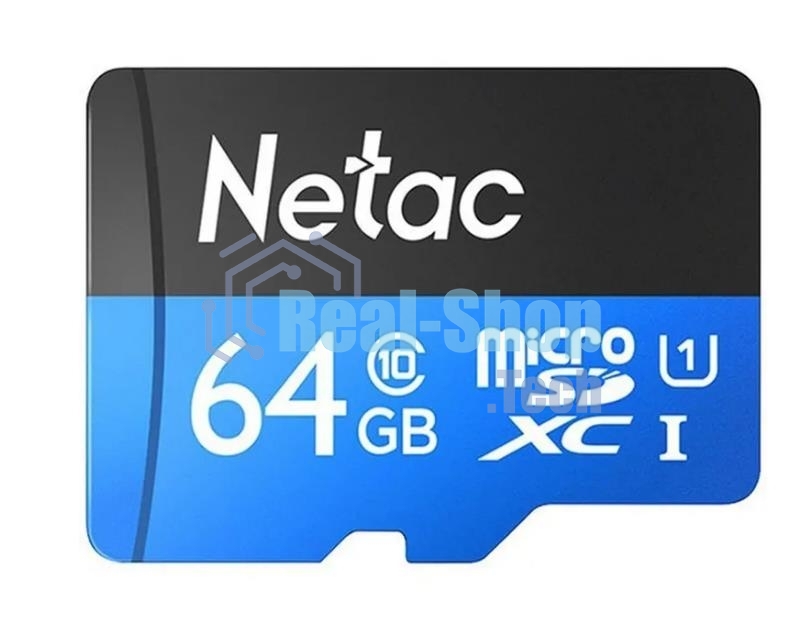 Флеш карта microSDHC 64Gb Netac P500 NT02P500STN-064G-S (без SD адаптера) 80Mb/s
