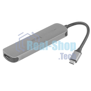 Док-станция Hoco HB28, USB Type-C, USB 3.0/PD100W/SD/TF/USB 2.0/HDMI, USB Type-C
