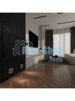 Встраиваемая LED подсветка Werkel W1154608 три режима с датчиком движения (черный матовый)