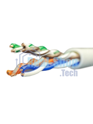 Кабель витая пара U/UTP cat.5e 4х2х24AWG solid CU PVC Standart (м) SUPRLAN