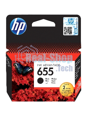 Картридж струйный HP 655 CZ109AE черный для HP DJ IA 3525/4615/4625/5525/6525 (550стр.)
