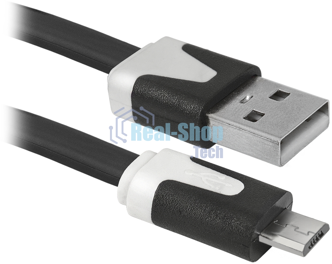 Кабель Defender USB08-03P USB2.0 AM-MicroBM, 1.0м
