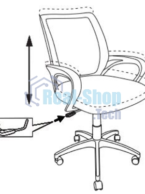 Кресло Бюрократ CH-W695NLT TW-06A TW-13A розовый, сетка/ткань, 120 кг, механизм качания