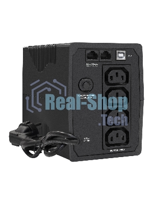 Источник бесперебойного питания ExeGate EX292774RUS SpecialPro UNB-800.LED.AVR.4C13.RJ.USB 800VA/480W, LED, AVR, 4*C13, RJ45/11, USB, металлический корпус, черный