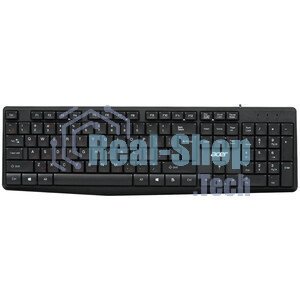 Комплект клавиатура+мышь Acer OMW141 проводной, USB, 1200 DPI, чёрный