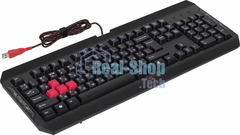 Клавиатура проводная A4Tech Bloody Q100 USB черный