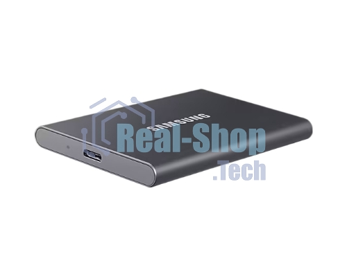Внешний SSD Samsung T7, 2TB, USB 3.2 Gen 2 Type-C, R/W 1050/1000, титан