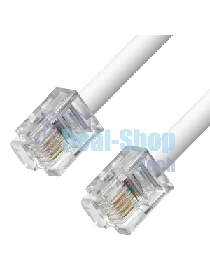 Телефонный шнур Greenconnect удлинитель для аппарата 10.0m GCR-TP6P4C-10.0m, 6P4C (джек 6p4c - jack 6p4c) белый Greenconnect Телефонный шнур удлинитель для аппарата 10.0m GCR-TP6P4C-10.0m, 6P4C (джек 6p4c - jack 6p4c) белый