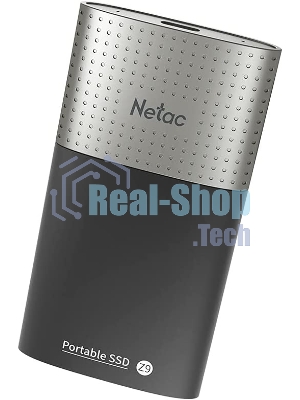 Внешний SSD Netac Z9, 250 Gb, USB 3.2 Gen 2 Type-C, R/W 550/480, черный