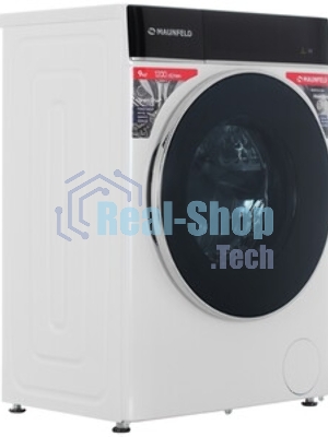 Стиральная машина Maunfeld MFWD1295WH05 белый, загрузка фронтальная 9 кг, 1200 об/мин., класс: В