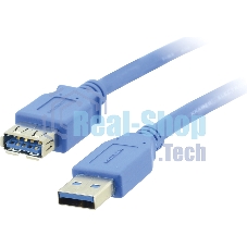 Кабель USB-A 3.0 вилка-розетка, 1,8 м