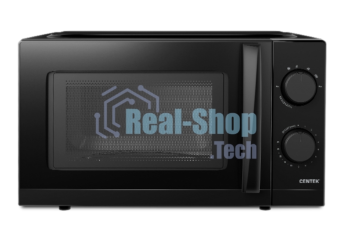 Микроволновая печь Centek CT-1571 черный, 20 л, 700 Вт, переключатели - поворотный механизм