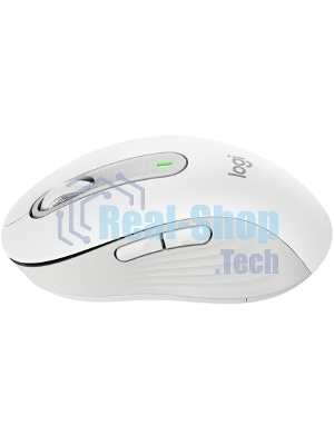 Мышь беспроводная Logitech Signature M650 белый, 4000 dpi, радиоканал, Bluetooth, USB, кнопки - 5