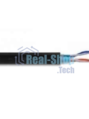 Кабель витая пара PROconnect U/UTP cat.5e 2х2х24AWG solid CCA PVC сер. (м)