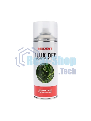 Очиститель печатных плат FLUX OFF, Rexant, 400 мл, аэрозоль