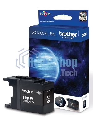 Картридж струйный Brother LC1280XLBK черный (2400 стр) для Brother MFC-J6510DW, MFC-J5910DW, MFC-J6710DW, MFC-J6910DW, MFC-J6710D