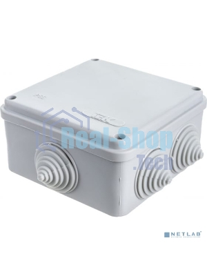 Коробка распаячная ОП 100х100х50 IP55 KM41234 IEK UKO11-100-100-050-K41-55