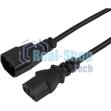 Шнур сетевой Rexant IEC 320 C13 – IEC 320 C14 3x0,75мм², 1,2м