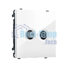 MS113310 Комплект механизма розетки TV оконечной + SAT SIGMA Белый глянец 5-862MHz 3.5dB/950-2150MHz 3.8dB QUANT PRO (SP1133, PR217) MS113310 Комплект механизма розетки TV оконечной + SAT SIGMA Белый глянец 5-862MHz 3.5dB/950-2150MHz 3.8dB QUANT PRO (SP1133, PR217)