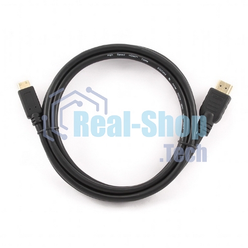 Кабель HDMI-miniHDMI Cablexpert CC-HDMI4C-10, 19M/19M, v2.0, медь, позол.разъемы, экран, 3.0м, черный, пакет