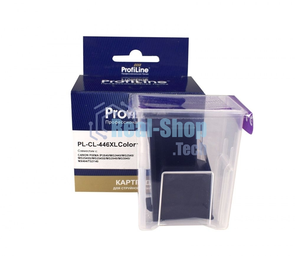 Картридж струйный ProfiLine PL-CL-446XL для принтеров Canon PIXMA IP2840/MG2440/MG2540/MG2540S/MG2545S/MG2940/MG3040/MX494/TS3140 с чернилами Cyan/Magenta/Yellow