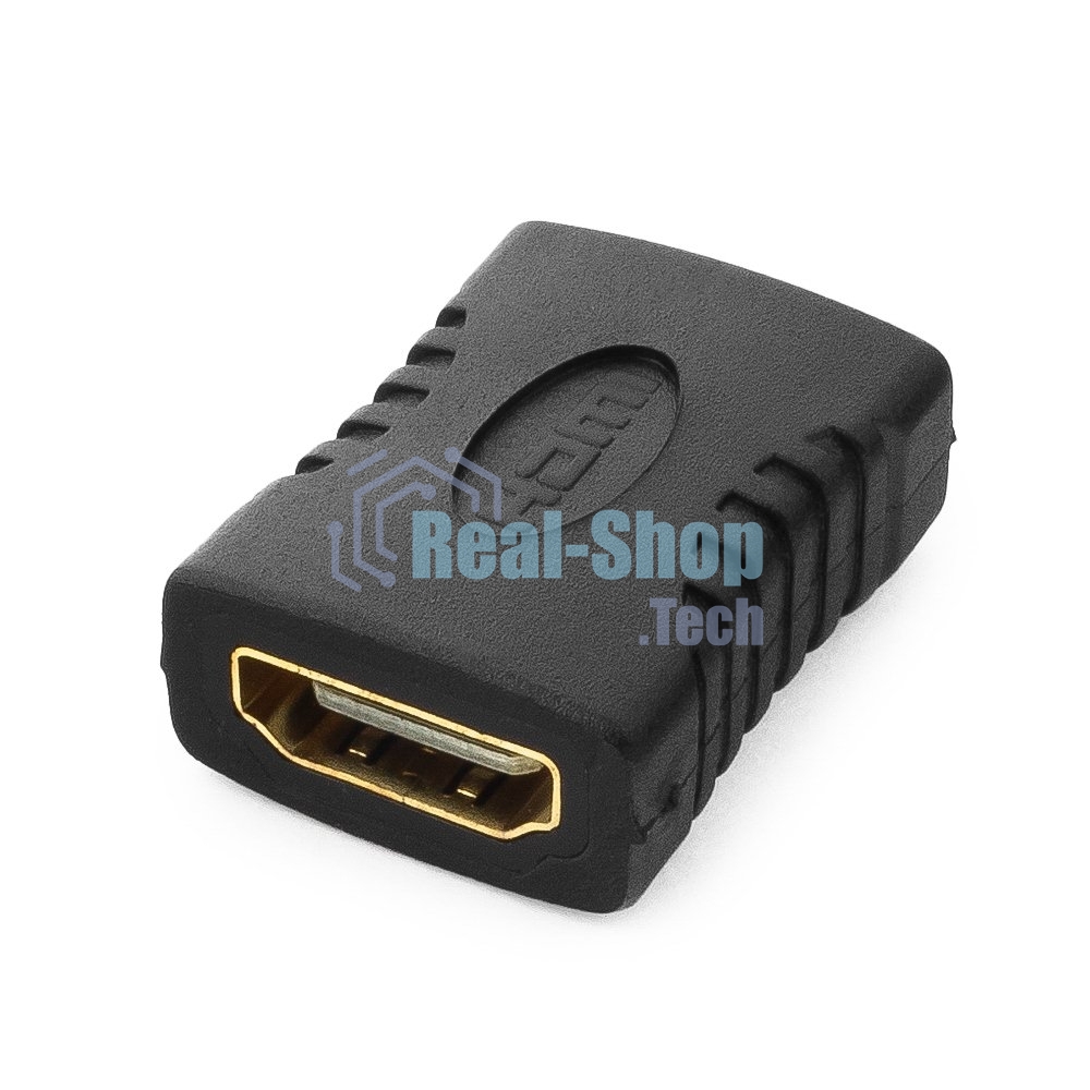 Переходник Gembird Переходник HDMI-HDMI 19F/19F, золотые разъемы, пакет