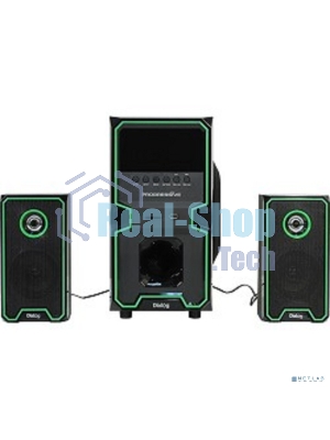 Акустическая система Dialog Progressive AP-222B BLACK - акустические колонки 2.1, 30W+2*10W RMS, Bluetooth, USB/SD reader