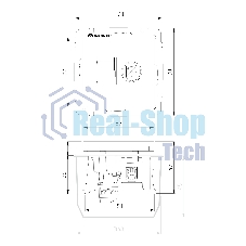 Розетка ТВ+Ethernet RJ-45 6 cat.(белый)