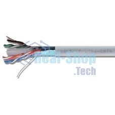 Кабель витая пара Rexant F/UTP cat.5e 1х2х24AWG solid CU PVC сер. (м) Кабель витая пара Rexant F/UTP cat.5e 1х2х24AWG solid CU PVC сер. (м)