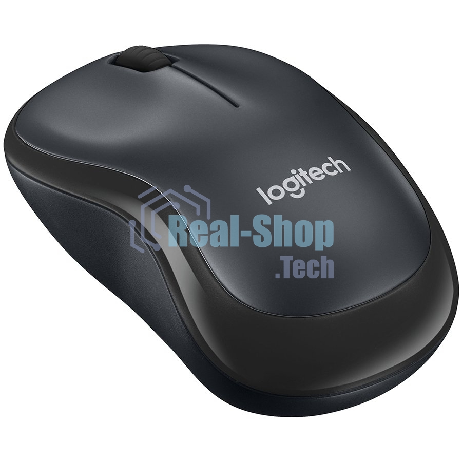 Мышь беспроводная Logitech M220 SILENT черный/серый, 1000 dpi, радиоканал, USB, кнопки - 3