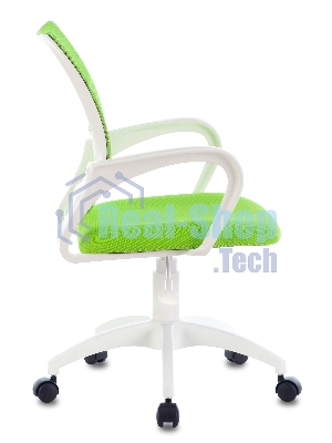 Кресло Бюрократ CH-W695NLT TW-03A TW-18 салатовый, сетка/ткань, 120 кг, механизм качания