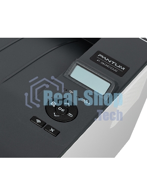 Принтер лазерный Pantum P3010DW, A4, ч/б, печ. до 30 стр/мин., 1200 x 1200 dpi, USB, RJ-45, Wi-Fi, NFC, проектная модель