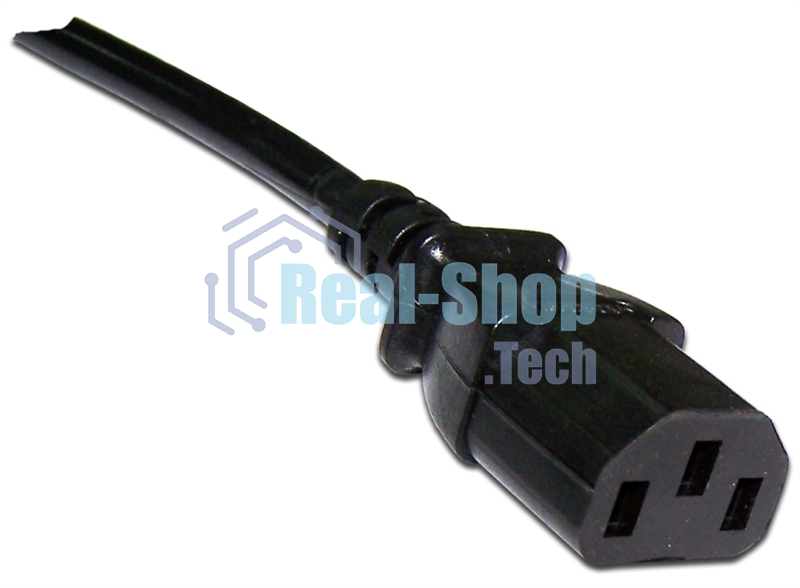 Провод Lanmaster LAN-PP13/SHA-2.0-BK проводник.:2 черный 2м