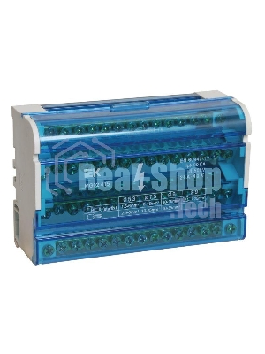 Шины на DIN-рейку в корпусе (кросс-модуль) IEK YND10-4-15-125 ШНК 4х15 3L+PEN