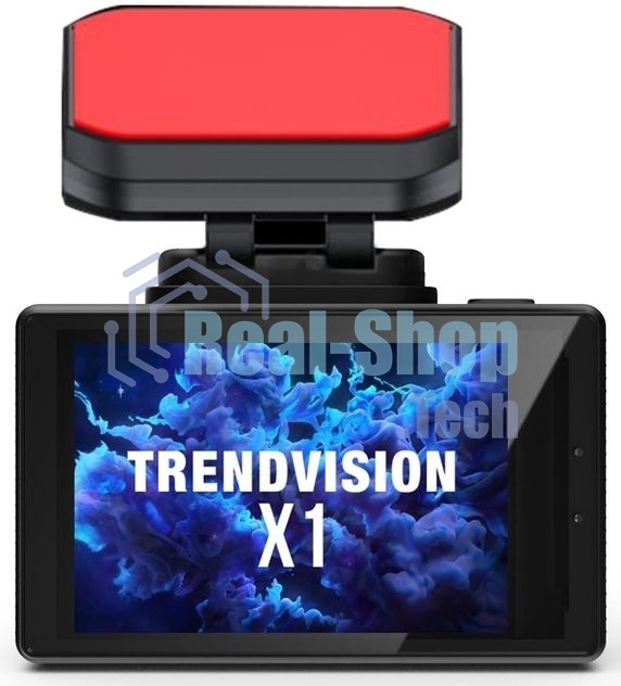 Видеорегистратор TrendVision X1 черный 1080x1920 150гр. GPS MSTAR 8336